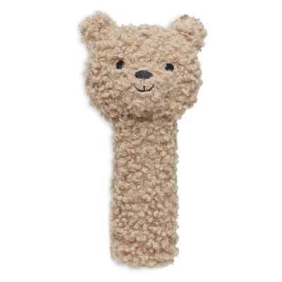 Smeđa zvečka TEDDY BEAR Biscuit (0m+), Jollein