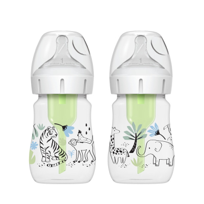 PP boca sa širokim grlom 150 ml, DŽUNGLA, 2 kom, Dr. Brown's