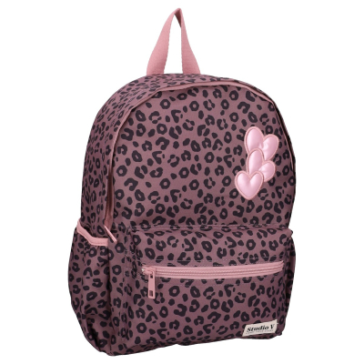 Ljubičasti dječji ruksak Leopard So Rebellious 215-02033