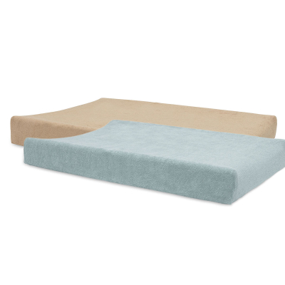 Navlaka za podlogu za prematanje SEA GREEN/BISCUIT (2 komada) 50x70 cm, Jollein®