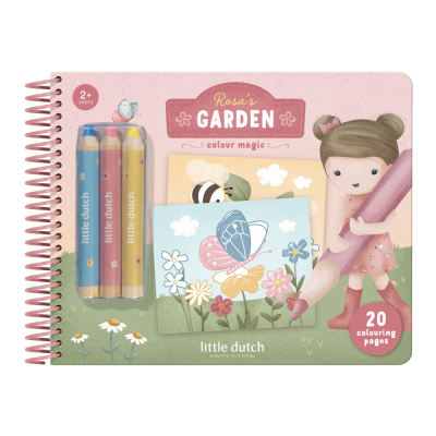 Čarobna bojanka Rosa & Friends (2 godine+), Little Dutch (126848)