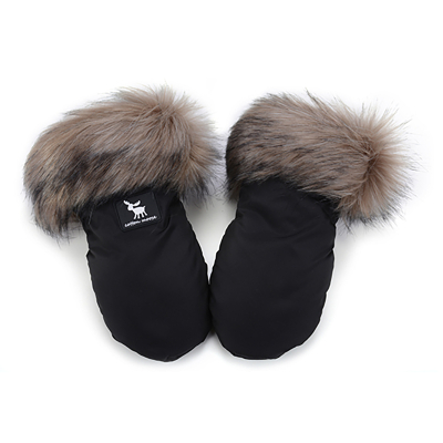 Crne YUKON rukavice za kolica (univerzalne), Cottonmoose