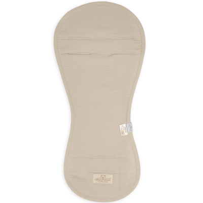 Bež MUSLIN univerzalna zračna podloga za autosjedalicu ili kolica 5mm, BabyMatex