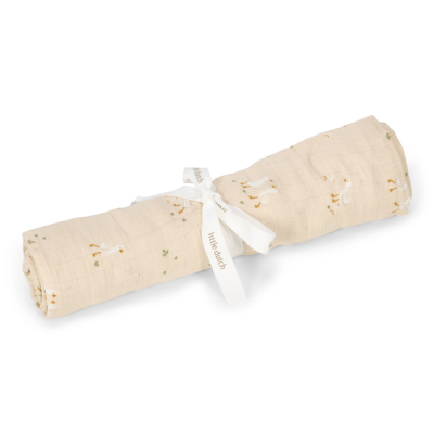 Bež muslin pelena 120 x 120 cm Little Goose, Little Dutch (TE51925032)
