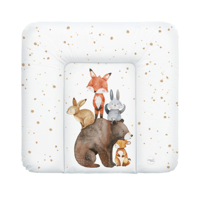 Bijela PODLOGA za preslačenje basic FOREST FRIENDS 75x72 cm, CEBA®