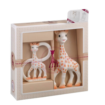Poklon set GIRAFFE grickalica i prsten SOPHIE LA GIRAFE® 0m+, Vulli®