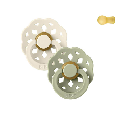 Duda BIBS - Ivory & Sage, BOHEME 0-6M (2 komada)