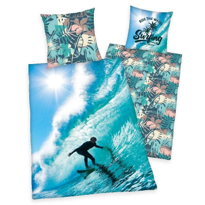 Dvostrana 2-dijelna posteljina SURFING, 140x200 cm