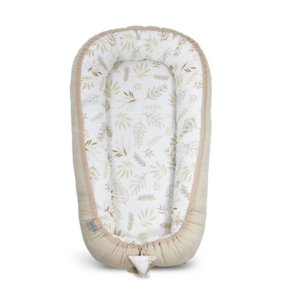 Dvostrano gnijezdo za bebe, IVORY - BEŽ, GRAIN, TINY STAR