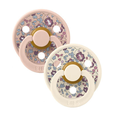 Duda BIBS x Liberty - Eloise blush, 0-6M (2 komada)