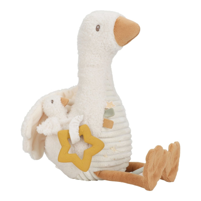 Aktivna plišana igračka GUSKA Little Goose (0m+), Little Dutch (LD8431)