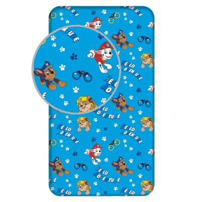 Paw Patrol pamučna plahta 90x200 cm