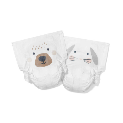 EKO pelene KIT&KIN medo i zeko (34 komada) - veličina 3 (6-10 kg) BESTSELLER