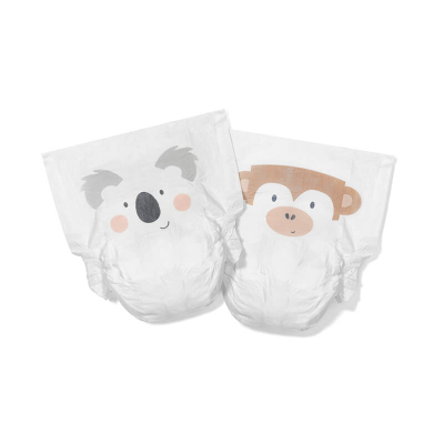 EKO pelene KIT&KIN koala i majmun (28 komada) - veličina 5 (11+ kg)