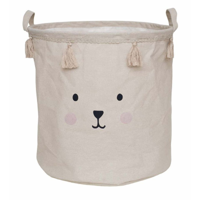 Bež košara za odlaganje TEDDY BEAR 40 cm, Jabadabado