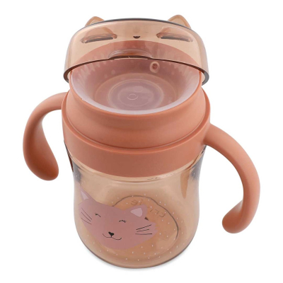 Marelična šalica za učenje pijenja 360° Mrs. CAT (250 ml), Trixie