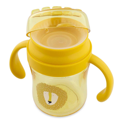 Žuta šalica za učenje pijenja 360° Mr. LION (250 ml), Trixie