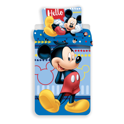Plava 2-dijelna posteljina MICKEY MOUSE 140x200 cm, ©DISNEY