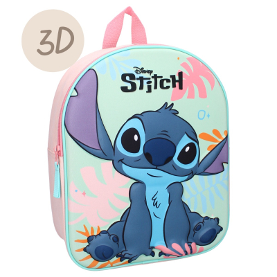 Ružičasti 3D dječji ruksak Lilo&Stitch Sweet But Spacey (795-4588)