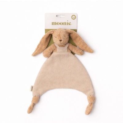 Smeđa PREMIUM tješilica za bebe Bunny Doudou, Moonie® - CAPPUCCINO