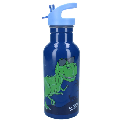 Tamnoplava dječja bočica T-REX (500 ml), Pret