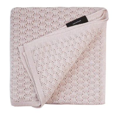 Powder beige tanki pokrivač od bambusa BUTTERFLY 90x90 cm, LULLALOVE