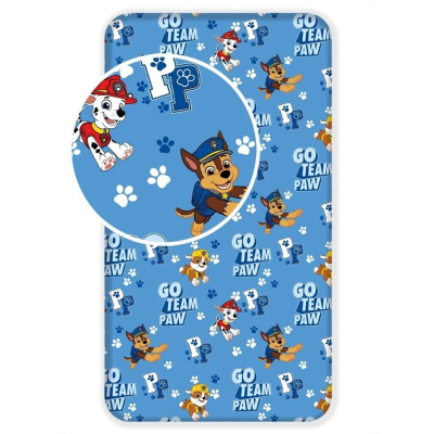 Paw Patrol pamučna plahta 90x200 cm