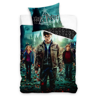 Posteljina HARRY POTTER Deathly Hallows, 140x200 cm