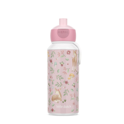 Roza dječja bočica Fairy Garden (400 ml), Little Dutch