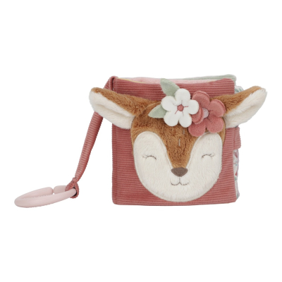 Ružičasta senzorna putopisna knjiga Fairy Garden (0m+), Little Dutch (LD9019)