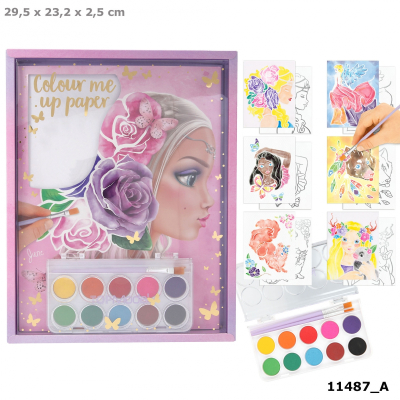 TOPModel akvarel set COLOR ME UP PAPER