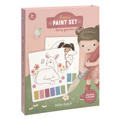 Set za slikanje Rosa Fairy Garden (3 godine+), Little Dutch (126890)