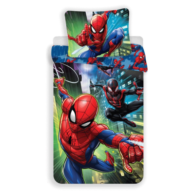 2-dijelna posteljina SPIDER-MAN, Iznad grada 140x200 cm, ©MARVEL