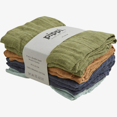 Tetra pelene od organskog pamuka OMBRE BLUE 747 (8 KOM.) Pippi®