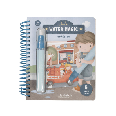 Vodna čarobna knjiga Water Magic JIM vehicles (2 godine+), Little Dutch (126897)