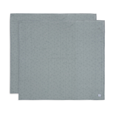 Zelene tetra pelene MIFFY SILHOUETTES SEA GREEN (115x115 cm) - 2 komada,  Jollein®