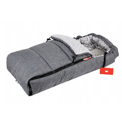 JEANS TAMNOSIVA zimska vreća Candy Flex 90 cm - SIVI PLIŠ