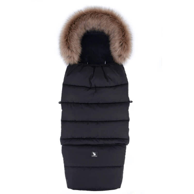Crna zimska vreća COMBI 3u1 YUKON 116x49 cm, Cottonmoose