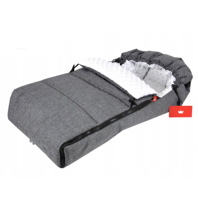 JEANS TAMNOSIVA zimska vreća Candy Flex 90 cm - BIJELI PLIŠ