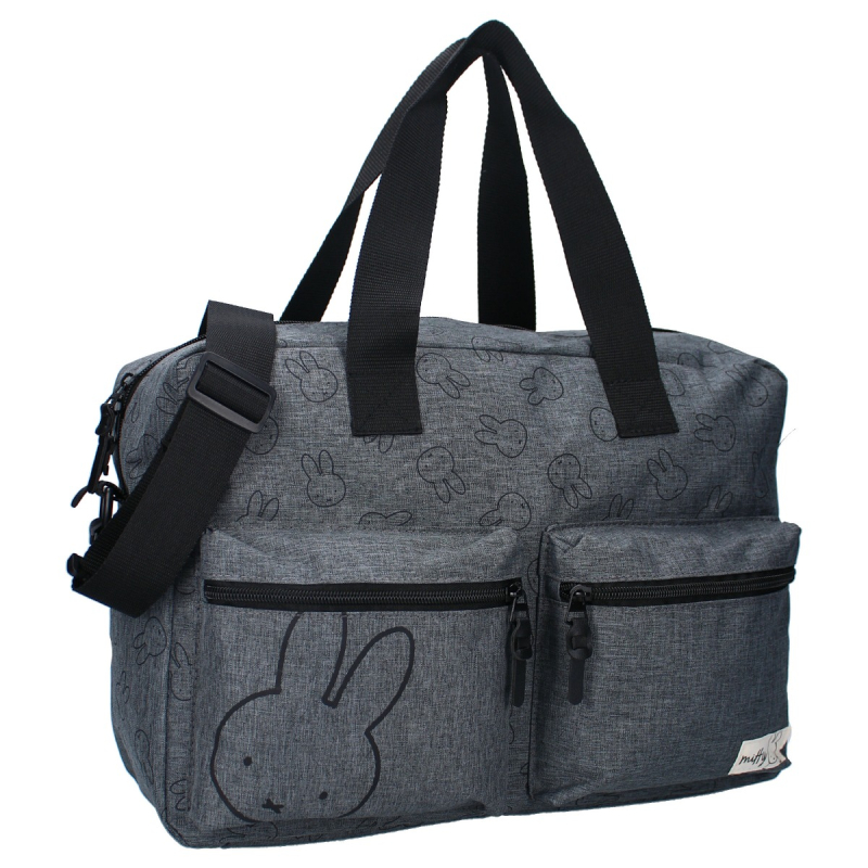 GRAFITNO SIVA torba za previjanje Miffay Kindred Journeys 040-01291
