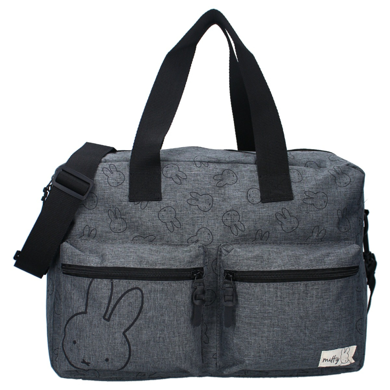 GRAFITNO SIVA torba za previjanje Miffay Kindred Journeys 040-01291