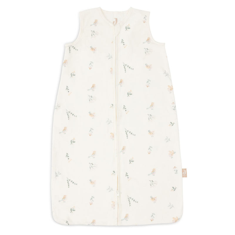 Kremasto bijela jersey vreća za spavanje LOVELY BIRDS, 3-6 m, Jollein®