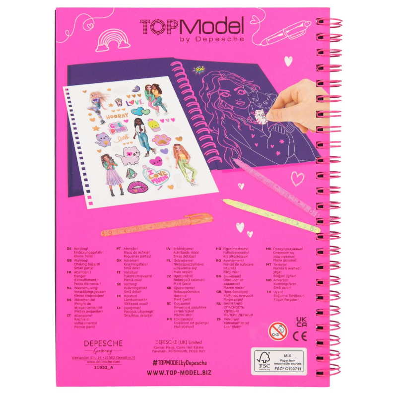 TOPModel set za risanje NEON DOODLE