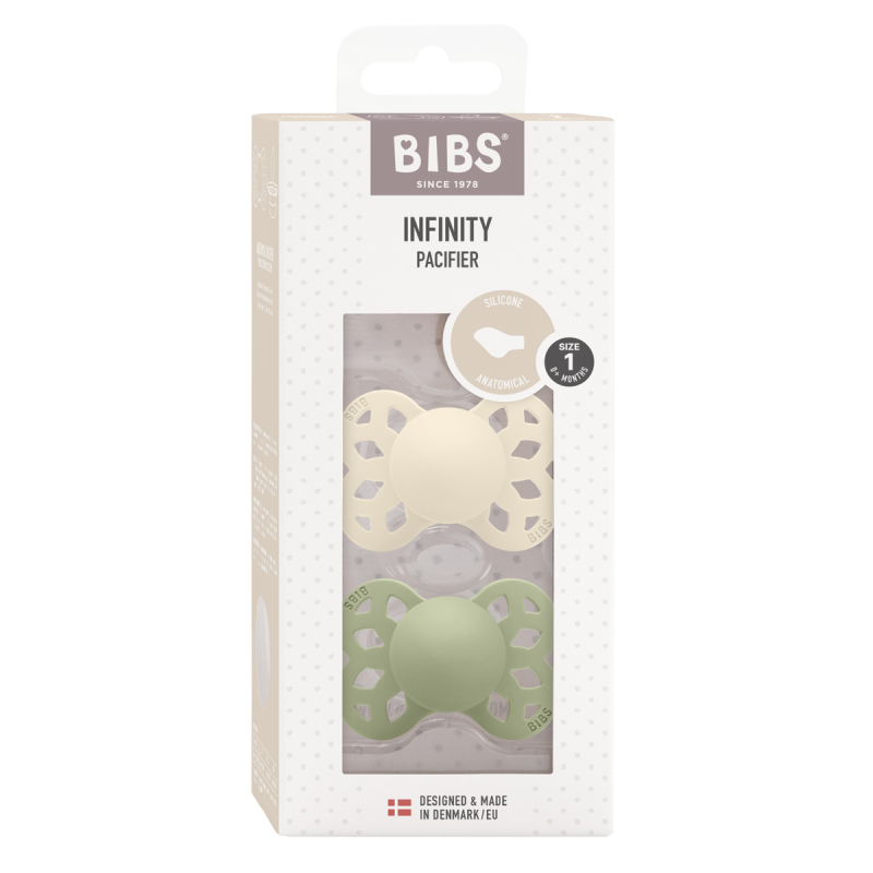 Duda BIBS - Ivory & Sage Silicone
