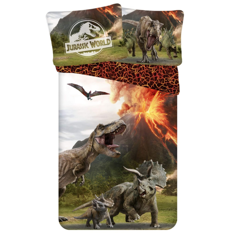 2-delna posteljnina DINOZAVRI Jurassic World 140x200 cm