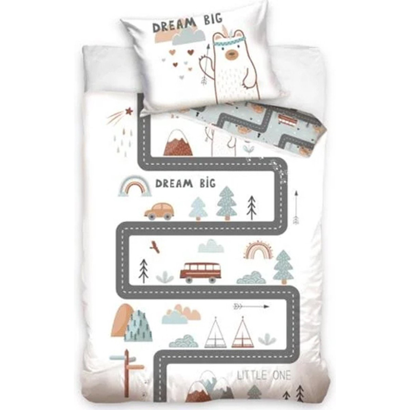 2-dijelni set posteljine CESTA Dream Big Little One 140x200 cm