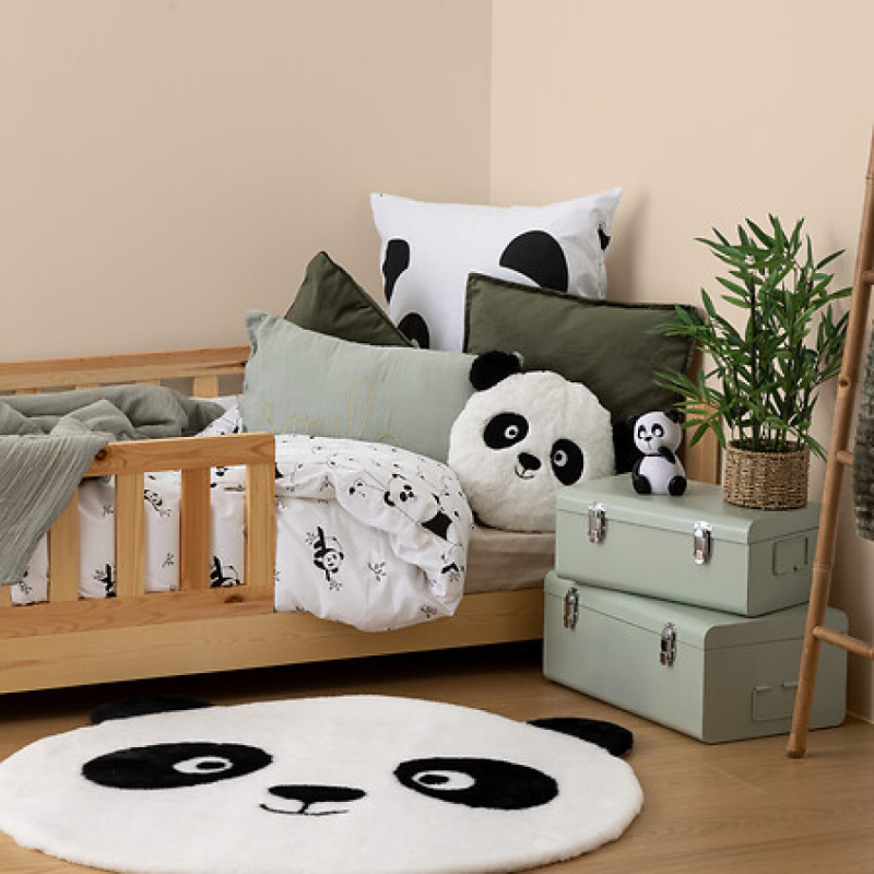 Bijela 2-dijelna posteljina PANDA 140x200 cm, Atmosphera®