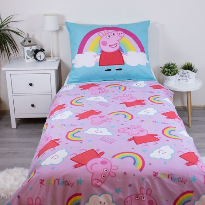 Dvodijelni set posteljine PEPPA PIG duga 140x200 cm