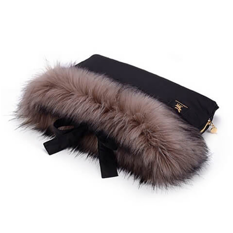 Črna-zlata muf rokavica COTTONMOOSE