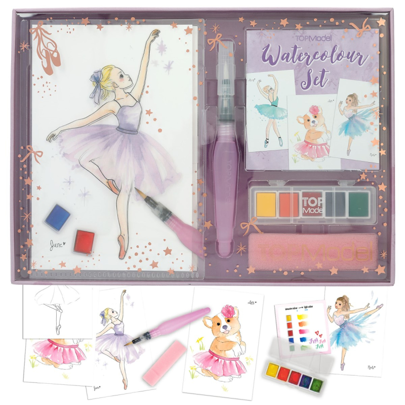 watercolor set Ballet